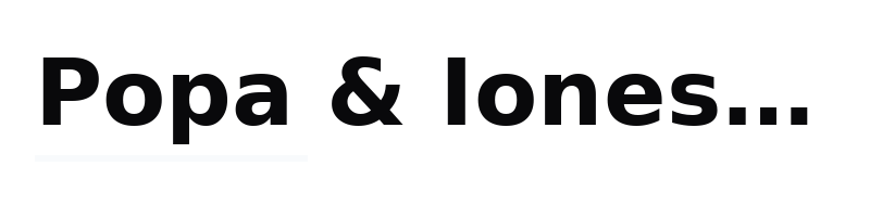 Popa & Ionescu logo